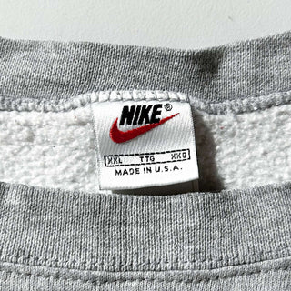 90's "made in USA" NIKE 極太アーム ペンキ サイドスウッシュ スウェット シャツ