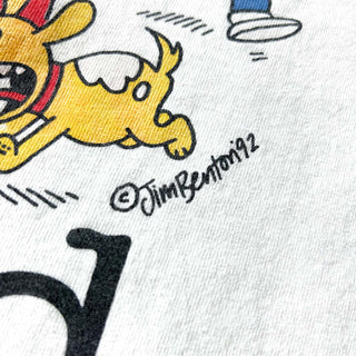 90's "made in USA" changes "mr.dad" Jim Benton アート プリント Tシャツ