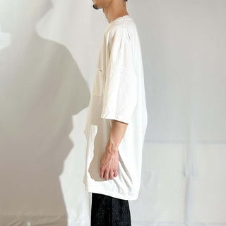 90's "made in USA" CALCRU "4XL SIZE" オーバーサイズ 無地 Tシャツ