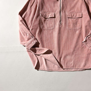 90's Eddie Bauer ダスティピンク コーデュロイ L/Sシャツ