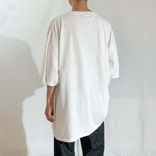 90's "made in USA" CALCRU "4XL SIZE" オーバーサイズ 無地 Tシャツ