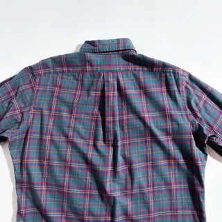 Ralph Lauren ボタンダウン チェック L/Sシャツ(レッド×グリーン)