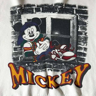 90's Mickey HIPHOP キャラクター スウェット シャツ
