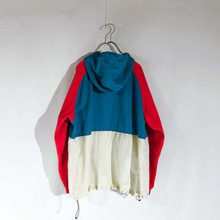 00's L.L.Bean マルチカラー パッカブル アノラック ジャケット