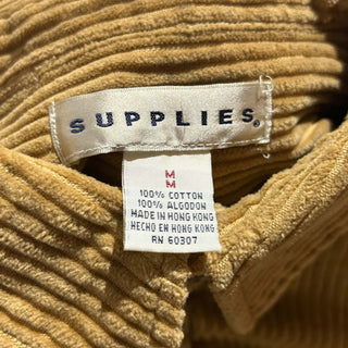 90's～00's SUPPLIES コーデュロイ L/S シャツ