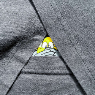 90's～00's "Three wise monkeys" アニマル 発泡プリント Tシャツ