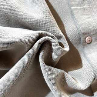 90's pierre cardin 無地 レーヨン×ポリエステル "比翼ボタンダウン" L/Sシャツ