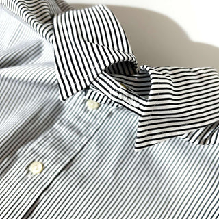 90's～ OLD RALPH LAUREN "YARMOUTH" ストライプ ボタンダウン L/Sシャツ