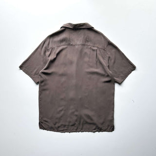 90's～00's AXIST シルク オープンカラー S/Sシャツ