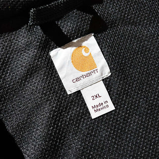 00's Carhartt ブラック 裏メッシュ フルジップ スウェット パーカ