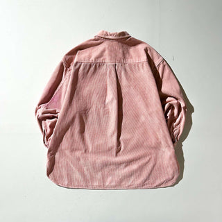 90's Eddie Bauer ダスティピンク コーデュロイ L/Sシャツ