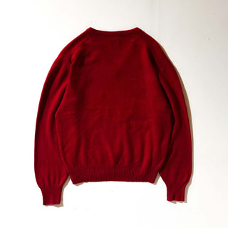 70's〜80's "made in scotland" Neiman Marcus ''pure cashmere'' Vネック ニット セーター