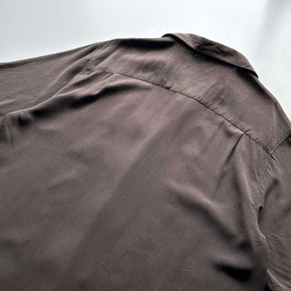 90's～00's AXIST シルク オープンカラー S/Sシャツ