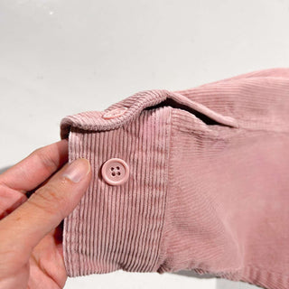 90's Eddie Bauer ダスティピンク コーデュロイ L/Sシャツ