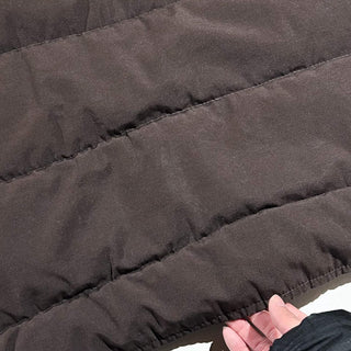 70's～80's SCHOTT ブラウン ウエスタンヨーク ダウン ベスト