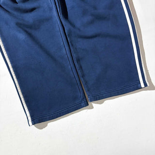 10's adidas ライン スウェット パンツ (ネイビー×ホワイト)
