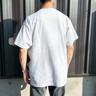 90's SCREEN STARS "WE'RE HEADED IN THE RIGHT DIRECTION" 企業 プリント Tシャツ