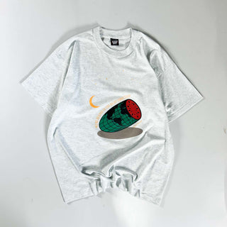 90's SCREEN STARS "WE'RE HEADED IN THE RIGHT DIRECTION" 企業 プリント Tシャツ