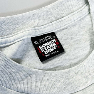 90's SCREEN STARS "WE'RE HEADED IN THE RIGHT DIRECTION" 企業 プリント Tシャツ