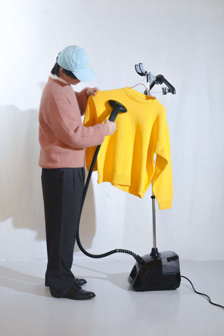 90's "made in USA" London Fog ダスティピンク ヴァージンアクリル ニット セーター