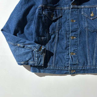 80's carhartt "100years Model" 裏フランネル トラッカー デニム ジャケット