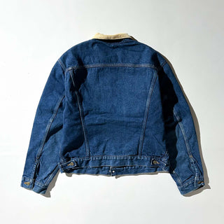 80's carhartt "100years Model" 裏フランネル トラッカー デニム ジャケット