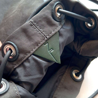 NL ニール  Jacob ナイロン 2way 巾着バッグ (モスグリーン)