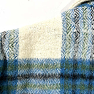 70's～ チェック ウール シャツ ジャケット