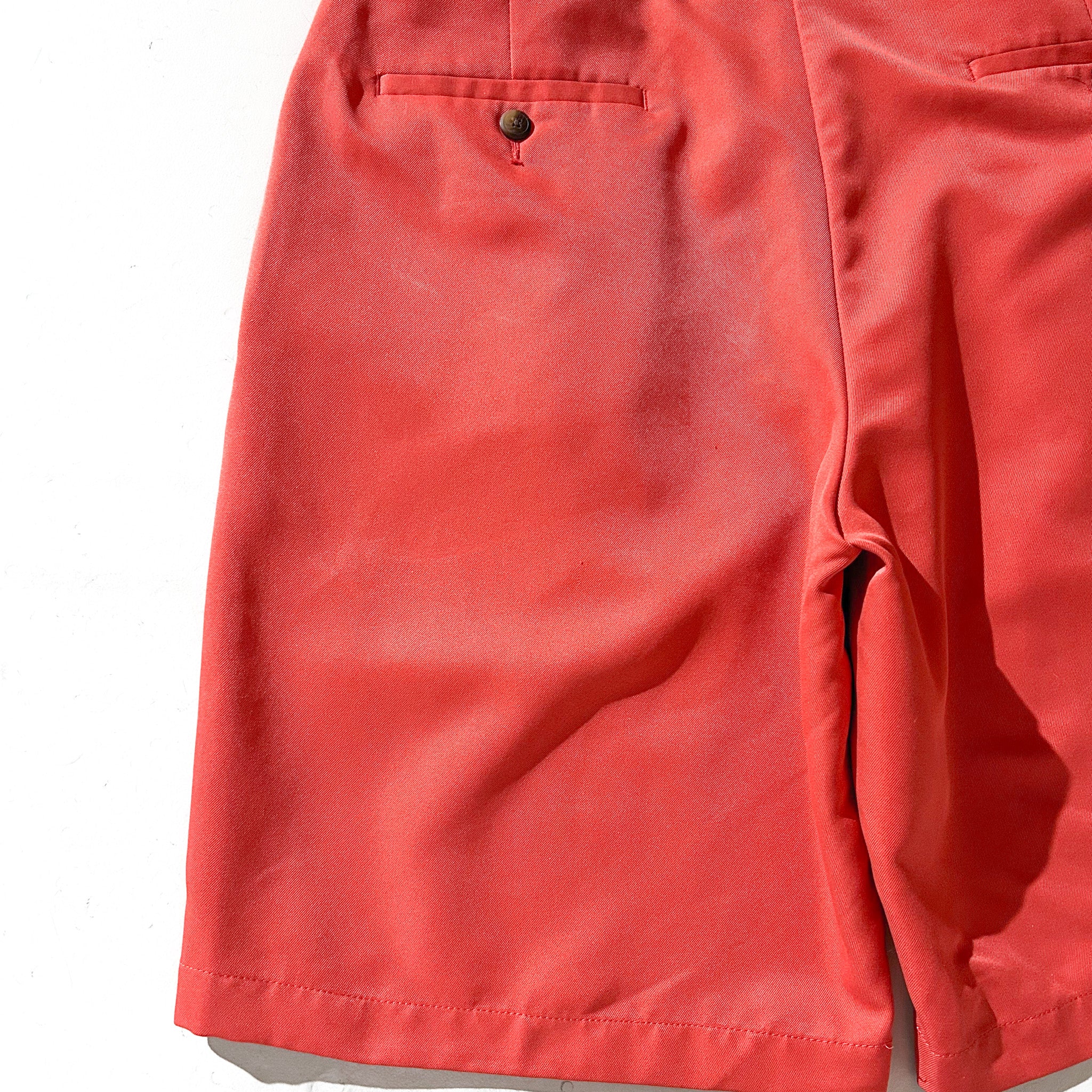00's HAGGAR サーモンピンク 2タック スラックス ショーツ