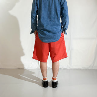 00's HAGGAR サーモンピンク 2タック スラックス ショーツ