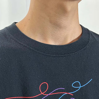 00's anvil "CyberPowerPC" 企業 プリント Tシャツ