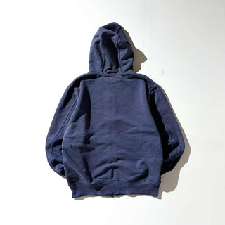 00's WALLO フェード ボロ ダブルフェイス フルジップ スウェット パーカ