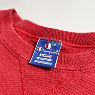 90's～ "made in USA" champion レッド スウェット シャツ