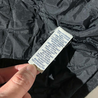 00's OLD NAVY 裏キルティング ダブルジップ ウール ジャケット