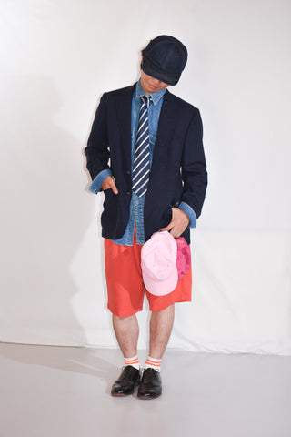 00's HAGGAR サーモンピンク 2タック スラックス ショーツ