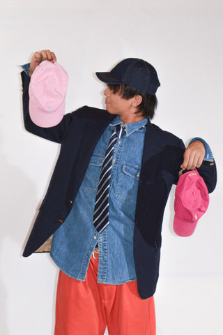 00's HAGGAR サーモンピンク 2タック スラックス ショーツ