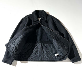 00's OLD NAVY 裏キルティング ダブルジップ ウール ジャケット