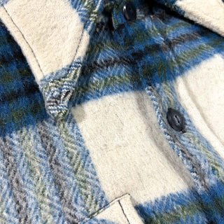 70's～ チェック ウール シャツ ジャケット