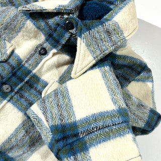 70's～ チェック ウール シャツ ジャケット