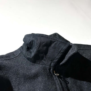 00's OLD NAVY 裏キルティング ダブルジップ ウール ジャケット