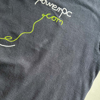 00's anvil "CyberPowerPC" 企業 プリント Tシャツ