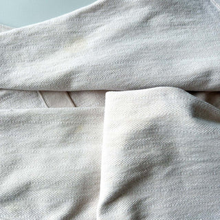 90's Claiborne オフホワイト ヘリンボーン コットン カーディガン