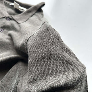 90's PERRY ELLIS コットン×レーヨン ニット S/Sポロシャツ
