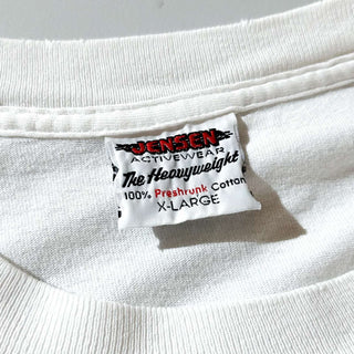 90's "made in USA" JENSEN "ST.SIMONS LIGHTHOUSE-1872" 両面プリント Tシャツ