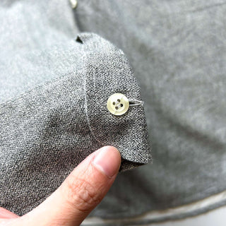 90's～ "made in ITALY" コットン×レーヨン プリント L/Sシャツ