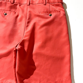 00's HAGGAR サーモンピンク 2タック スラックス ショーツ