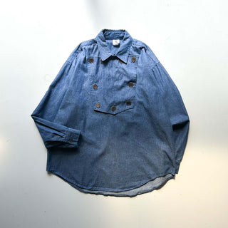 ～90's "made in USA" デニム キャバルリー L/Sシャツ