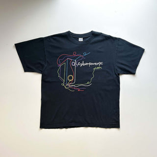 00's anvil "CyberPowerPC" 企業 プリント Tシャツ