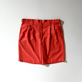 00's HAGGAR サーモンピンク 2タック スラックス ショーツ