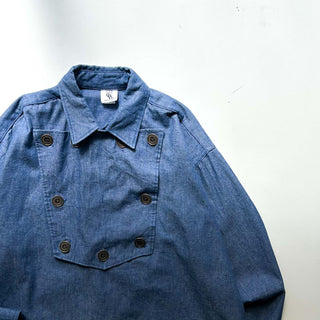 ～90's "made in USA" デニム キャバルリー L/Sシャツ